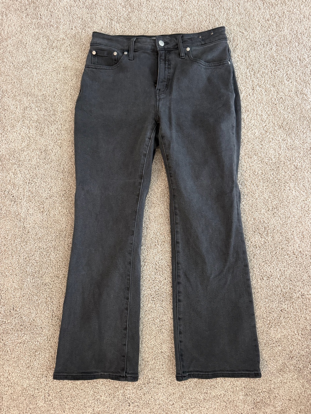 Madewell Curvy Kick Out Crop